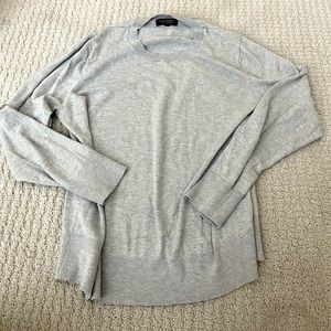 Banana republic gray cashmere silk sweater
